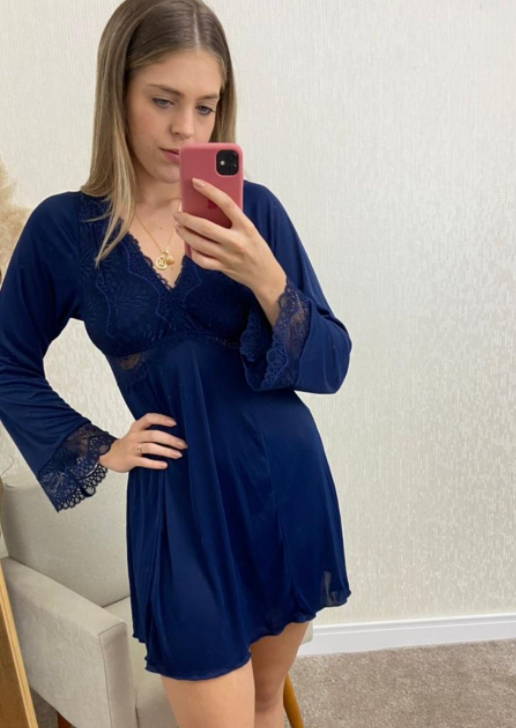 Charlotte Mid Length Nightgown