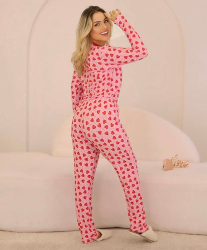 Sweetheart Lollipop Long Pajama Set